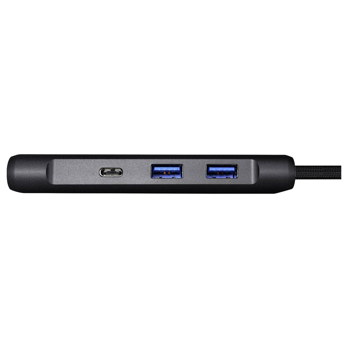 RENKFORCE Dockingstation 7in1 Adapter USB-C Hub Kartenleser USB-A HDMI Schwarz - 4064161398068