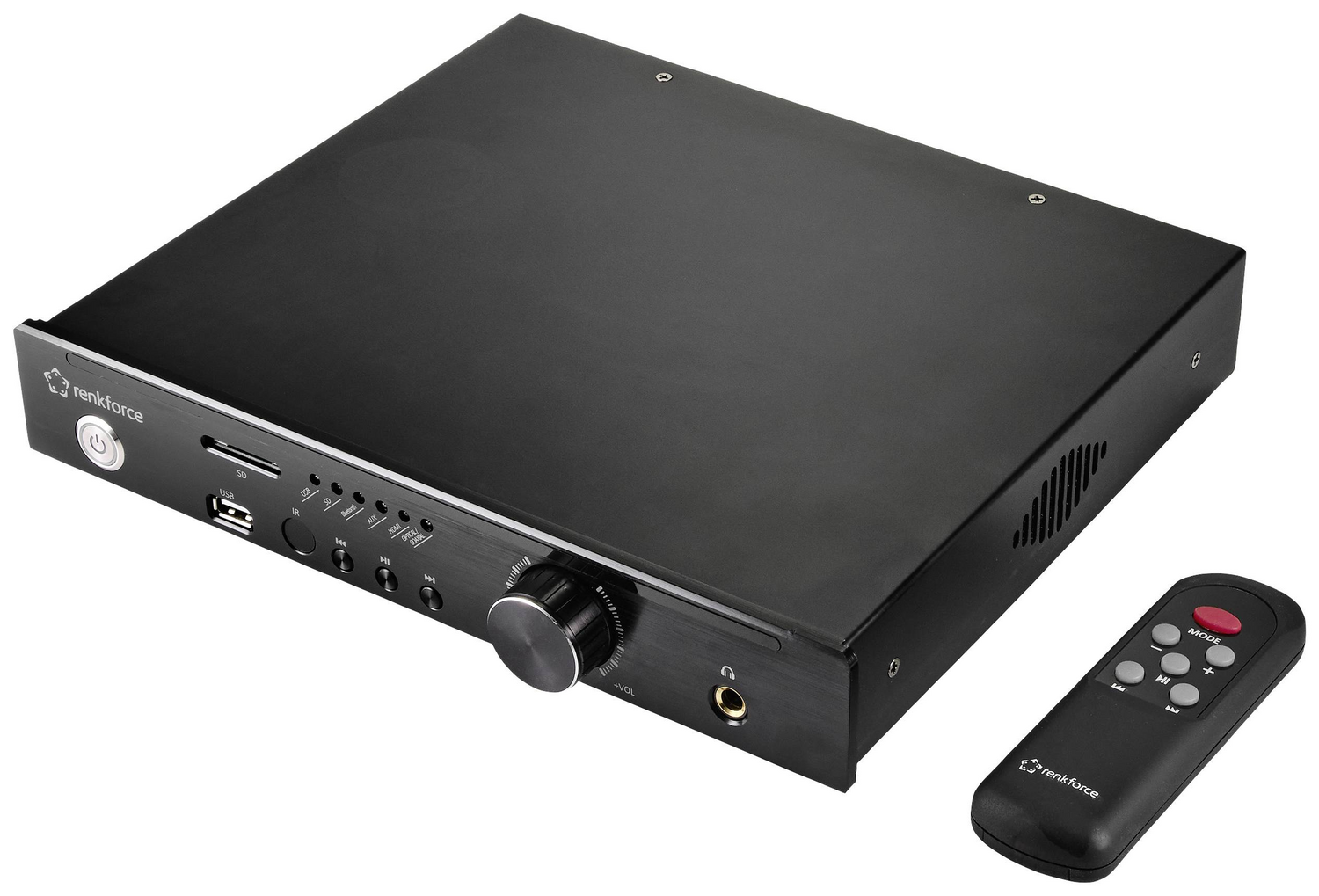 B-Ware Renkforce Rf Wam 500 Stereo Verstärker 2 X 100 W Aluminium Siehe Text/Foto - 4064161201603