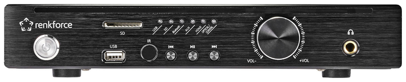 B-Ware Renkforce Rf Wam 500 Stereo Verstärker 2 X 100 W Aluminium Siehe Text/Foto - 4064161201603
