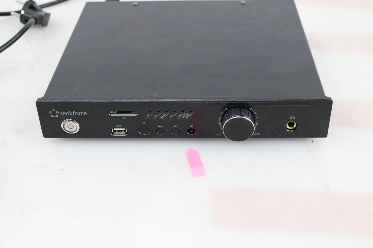 Renkforce Stereo-Verstärker RF-WAM-500 2x100W Bluetooth Aluminium 275x250mm - 4064161201603