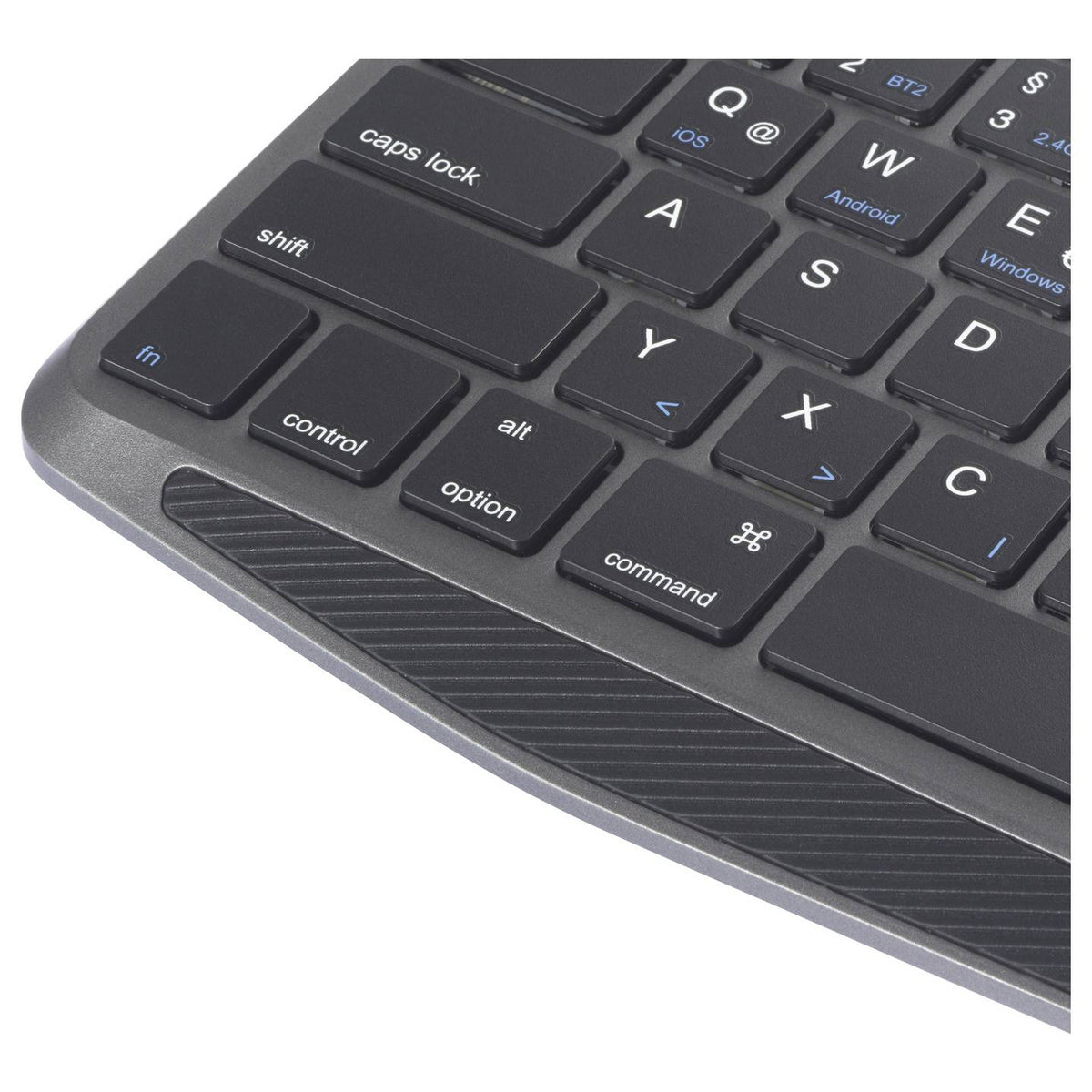 Renkforce Tastatur Keyboard Bluetooth Funk QWERTZ Schwarz Integriertes Touchpad - 4064161472133