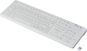 B-Ware Renkforce RF-WRK-300 Kabellos Hygiene-Tastatur Deutsch QWERTZ290