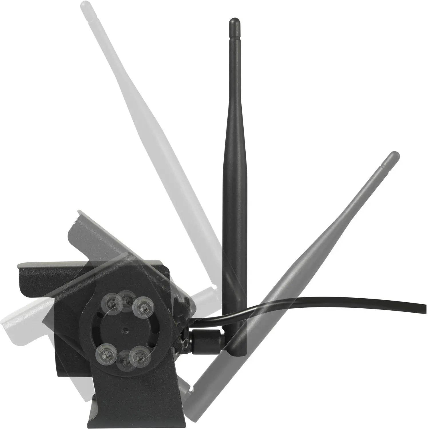 B-Ware Renkforce Rückfahrvideosystem Einparkhilfe Funkkamera Monitor 2 Eingänge Schwarz - 4064161238654