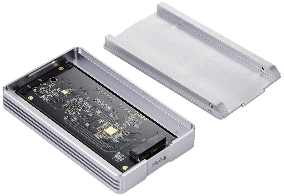 Renkforce Rf 5587612 Ssd Gehäuse Festplattengehäuse M2 Usb C 40 G Bit/S Nv Me 2280 B-Ware - 4064161246833