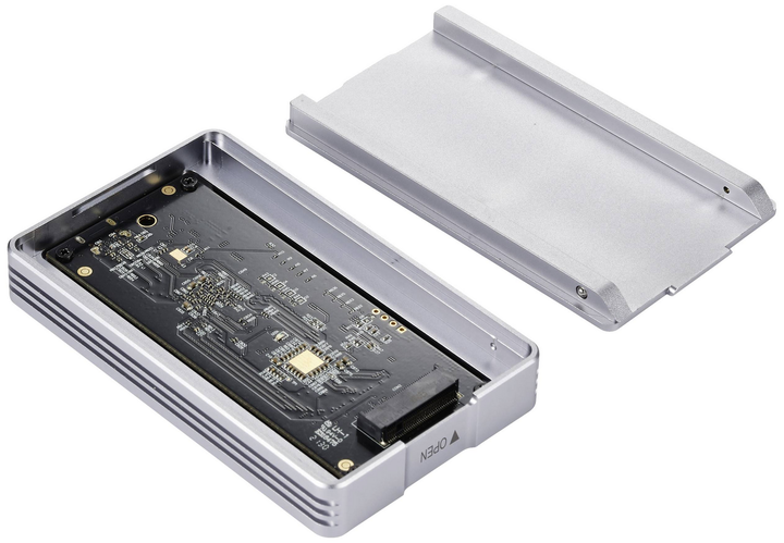 Renkforce Rf 5587612 Ssd Gehäuse Festplattengehäuse M2 Usb C 40 G Bit/S Nv Me 2280 B-Ware - 4064161246833