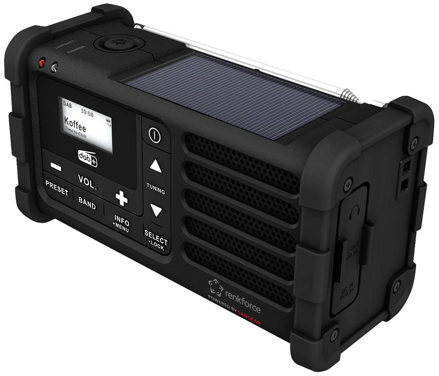 Renkforce Rf Dab Mmr88 Outdoorradio Ukw Notfallradio Usb Handkurbel Solarpanel B-Ware - 4064161232959