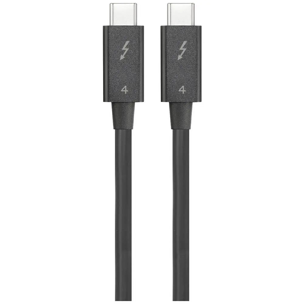 B-Ware Renkforce Thunderbolt 4 Kabel Anschlusskabel Verbindung Usb C Schwarz 0.80 M - 4064161228037