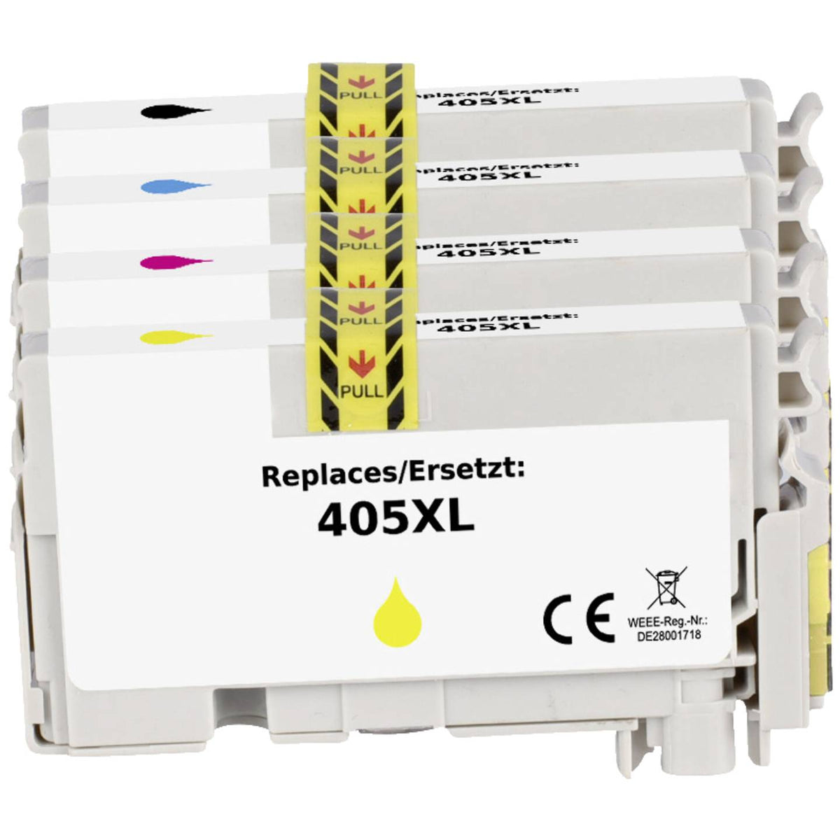 RENKFORCE TINTE Patrone Set EPSON 405XL Schwarz Color Kombipack Druckerpatrone - 4064161253770