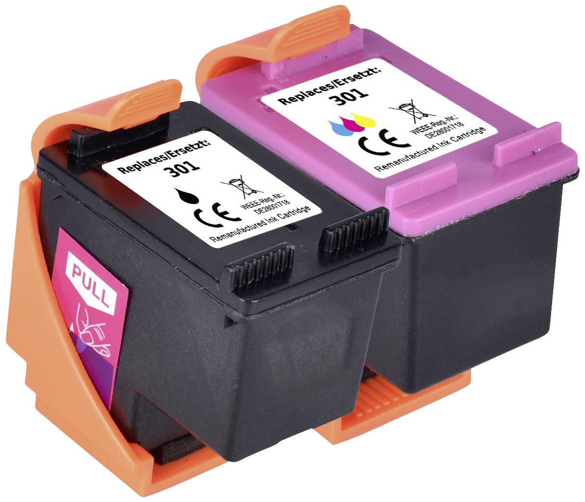 B-Ware Renkforce Druckerpatrone Kompatible Tinte Hp 301 Schwarz Kombi Pack Patrone - 4064161250267