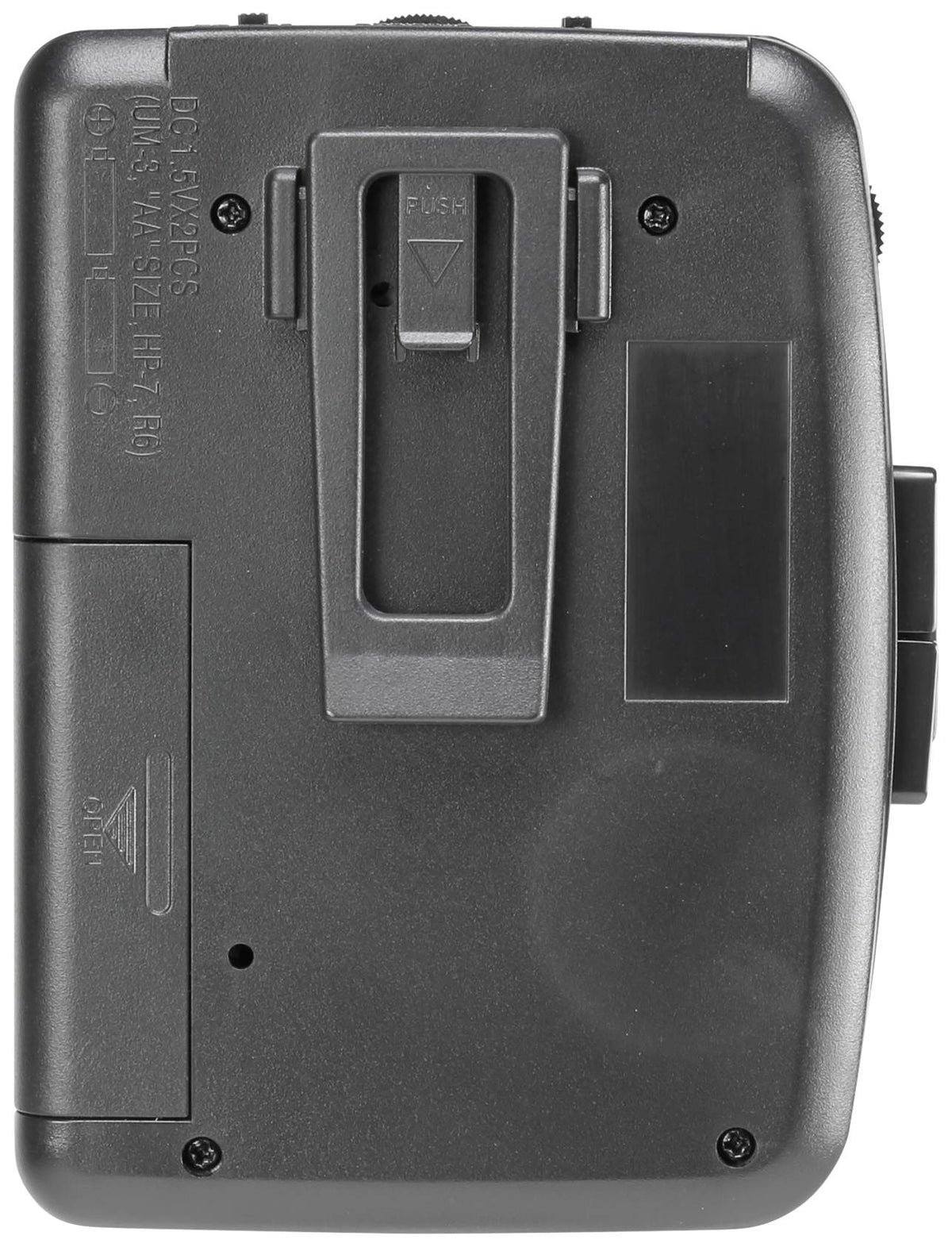 Renkforce Tragbarer Kassettenspieler UKW-Radio Walkman Kasetten Spieler Schwarz - 4064161203935