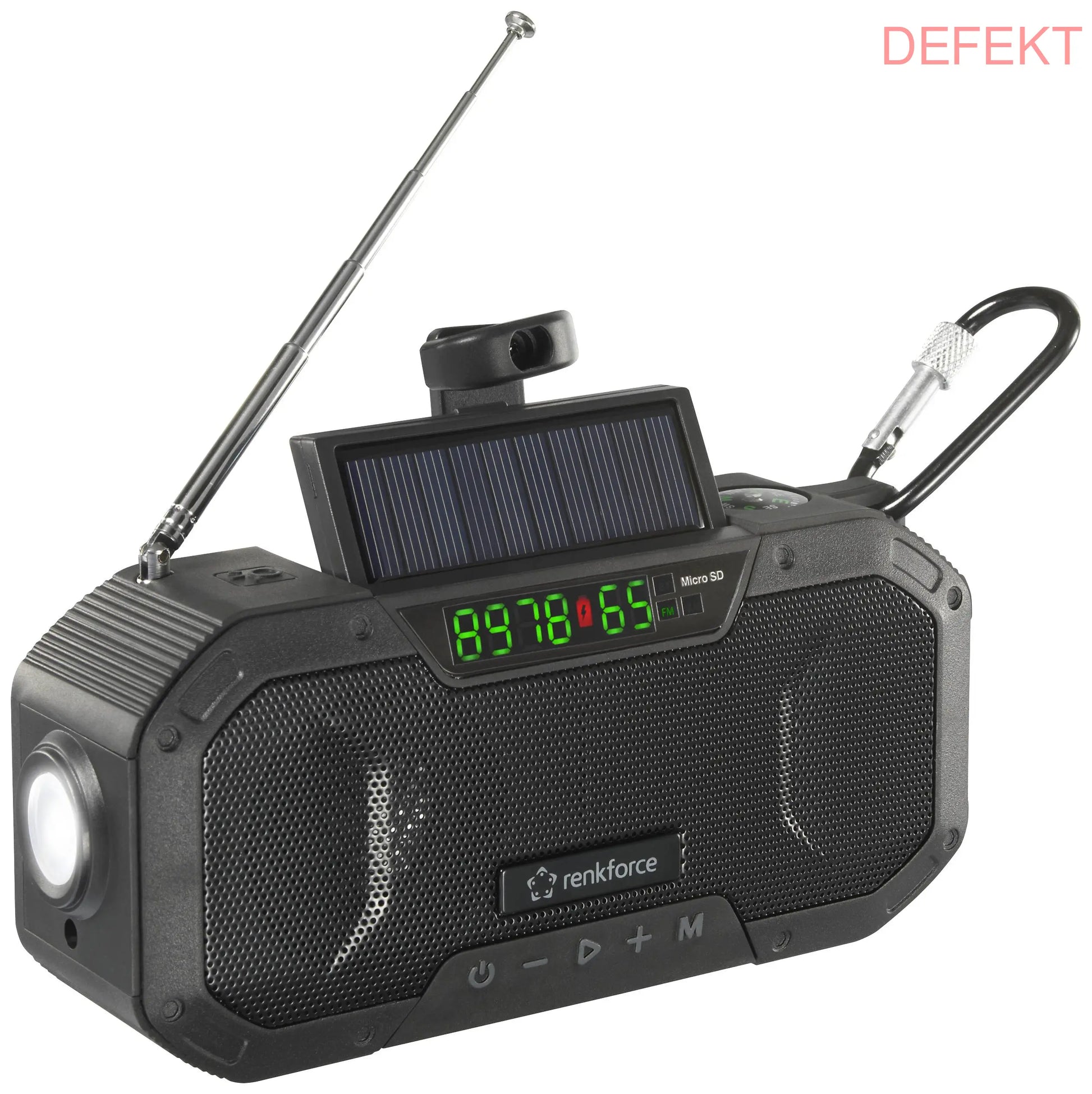 D-Ware Renkforce Rf Cr 300 Outdoorradio Radio Ukw Mw Notfallradio Bluetooth Defektware - 4064161228044