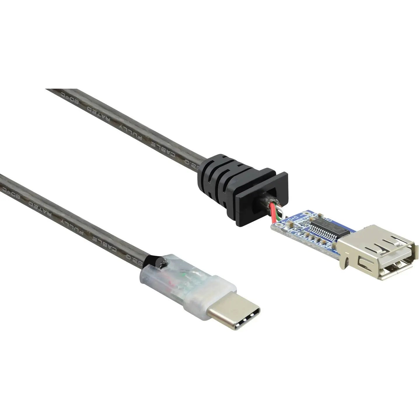 B-Ware Renkforce Usb Kabel Verlängerungskabel Repeaterkabel Usb C Auf Usb A Schwarz 10m - 4064161211831