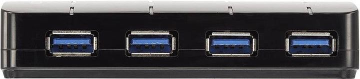 Renkforce 4 Port Usb 3.0 Hub Schwarz Schnellladeport Status Le Ds Netzteil B-Ware