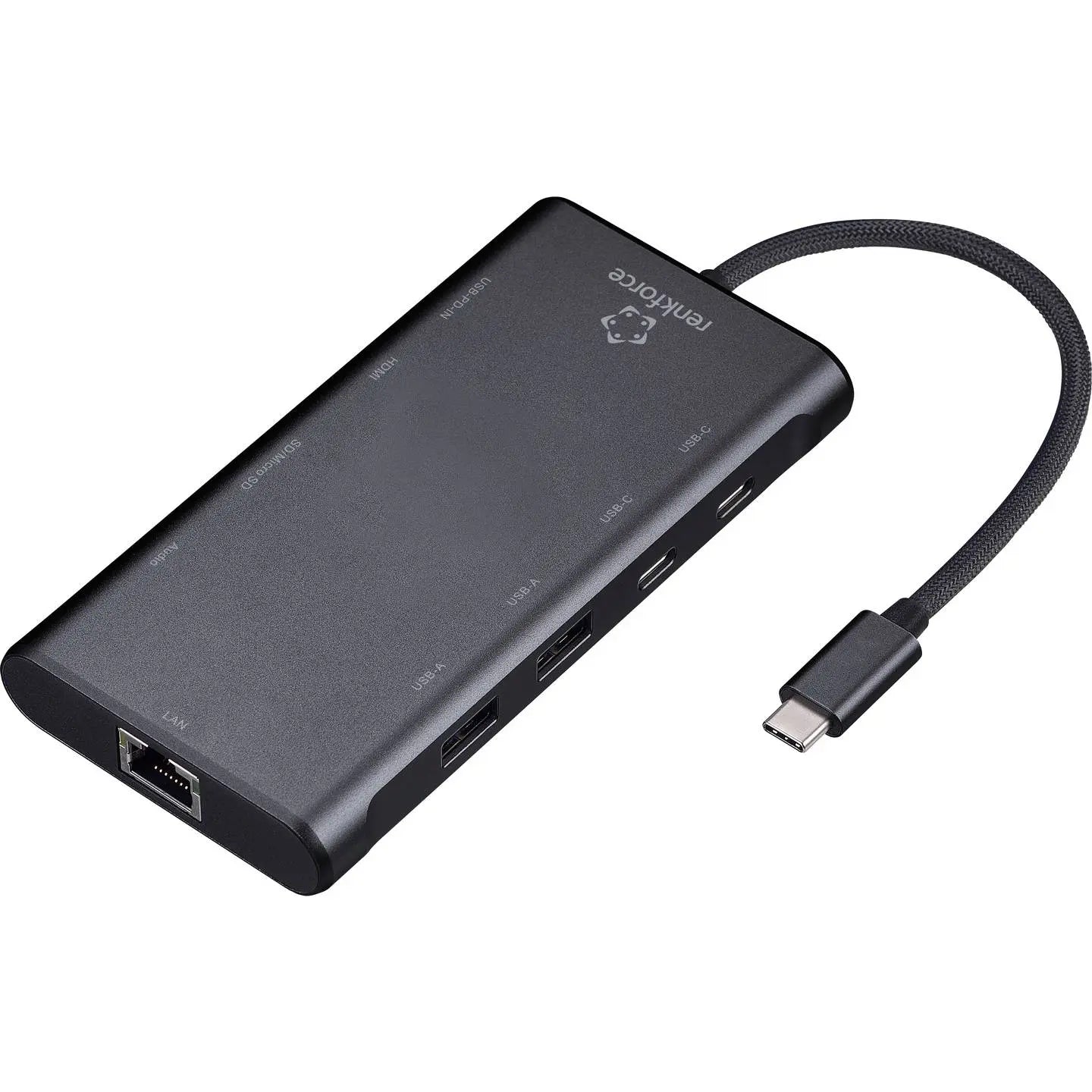 B-Ware Renkforce Dockingstation Adapter Usb C Multiport Audio Video Rf Usbha 500  - 4064161396057