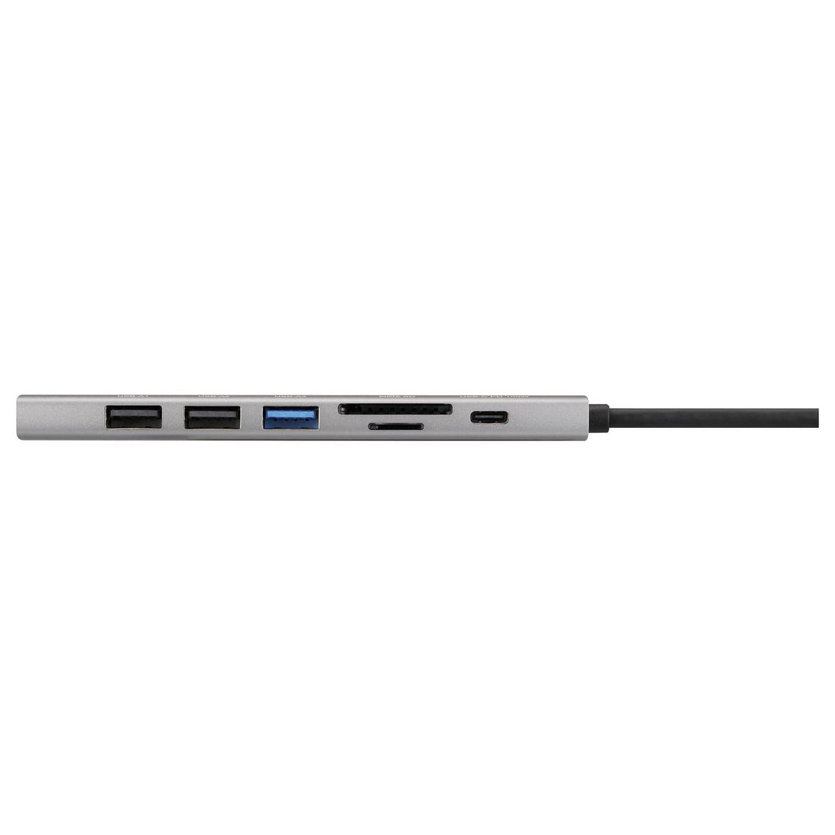 RENKFORCE USB-C Dockingstation Universal-Hub Kartenleser Grau HDMI 4 STÜCK - 4064161475073