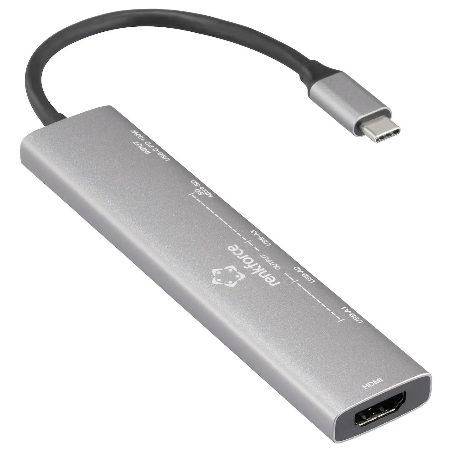 B-Ware Renkforce Usb C Dockingstation Hub Universal Kartenleser Grau Hdmi 4 Stück - 4064161475073