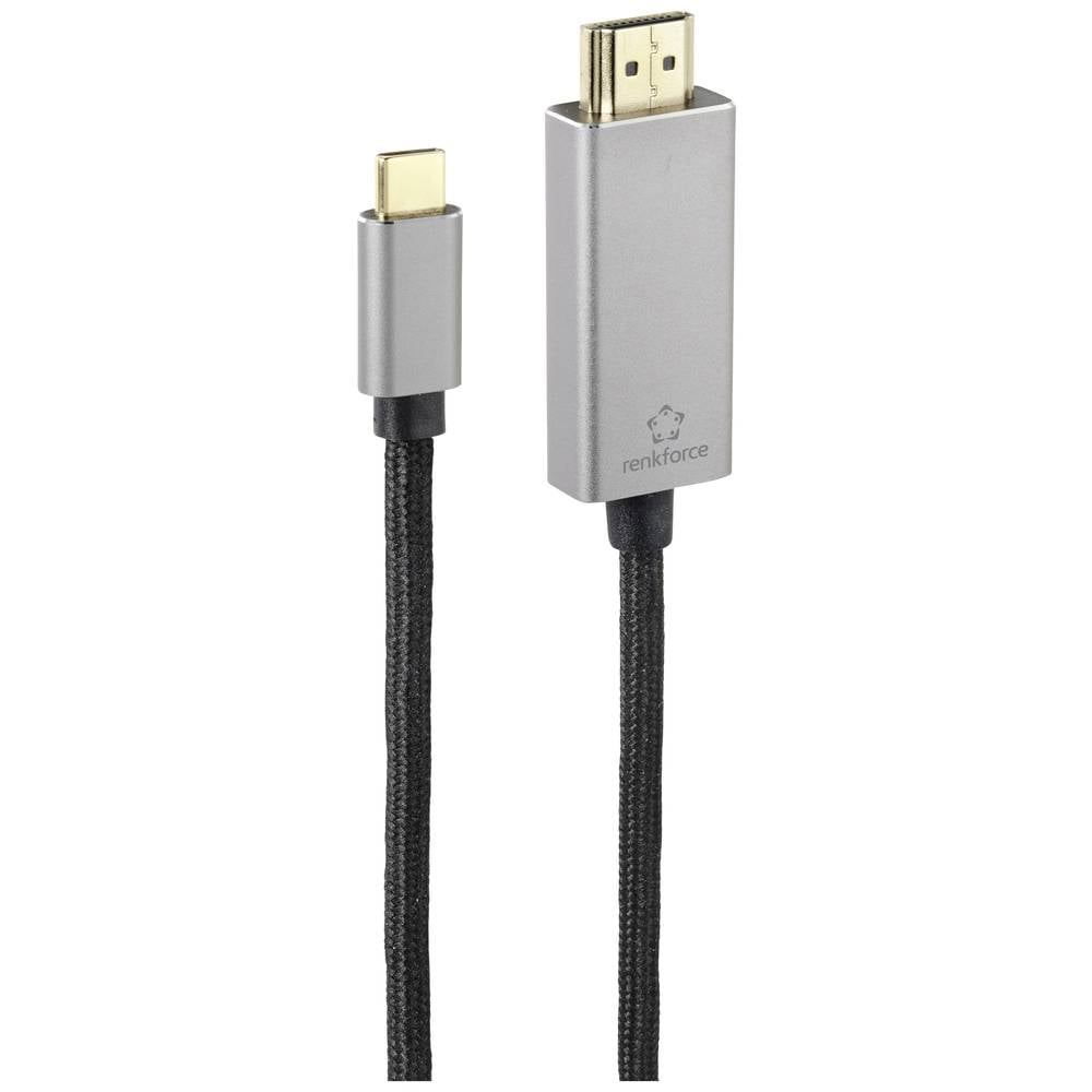 Renkforce Usb C Hdmi Adapterkabel Kabel Usb C Stecker Hdmi A Stecker 1m B-Ware - 4064161200385
