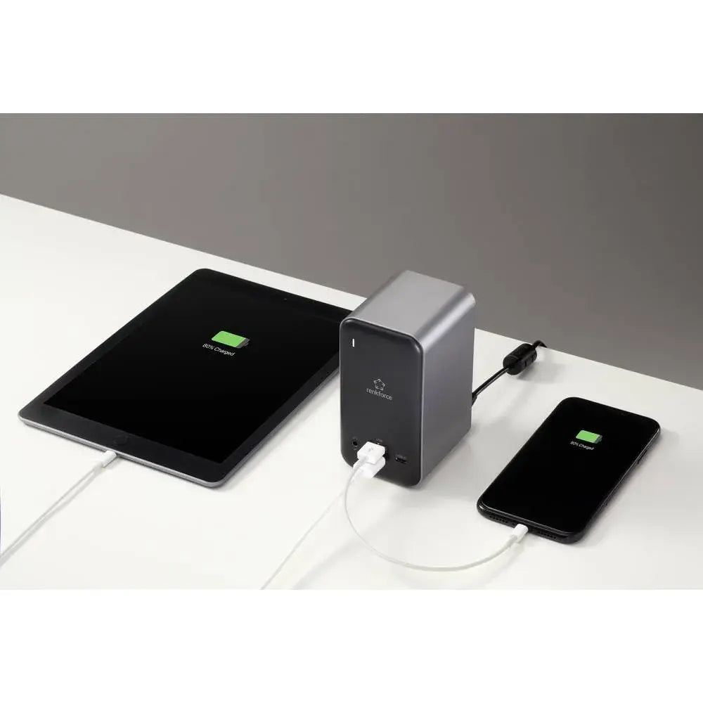 Station d'accueil pour ordinateur portable Renkforce USB-C (produit de seconde main) avec fonction de charge universelle et tour de charge (Laden878)