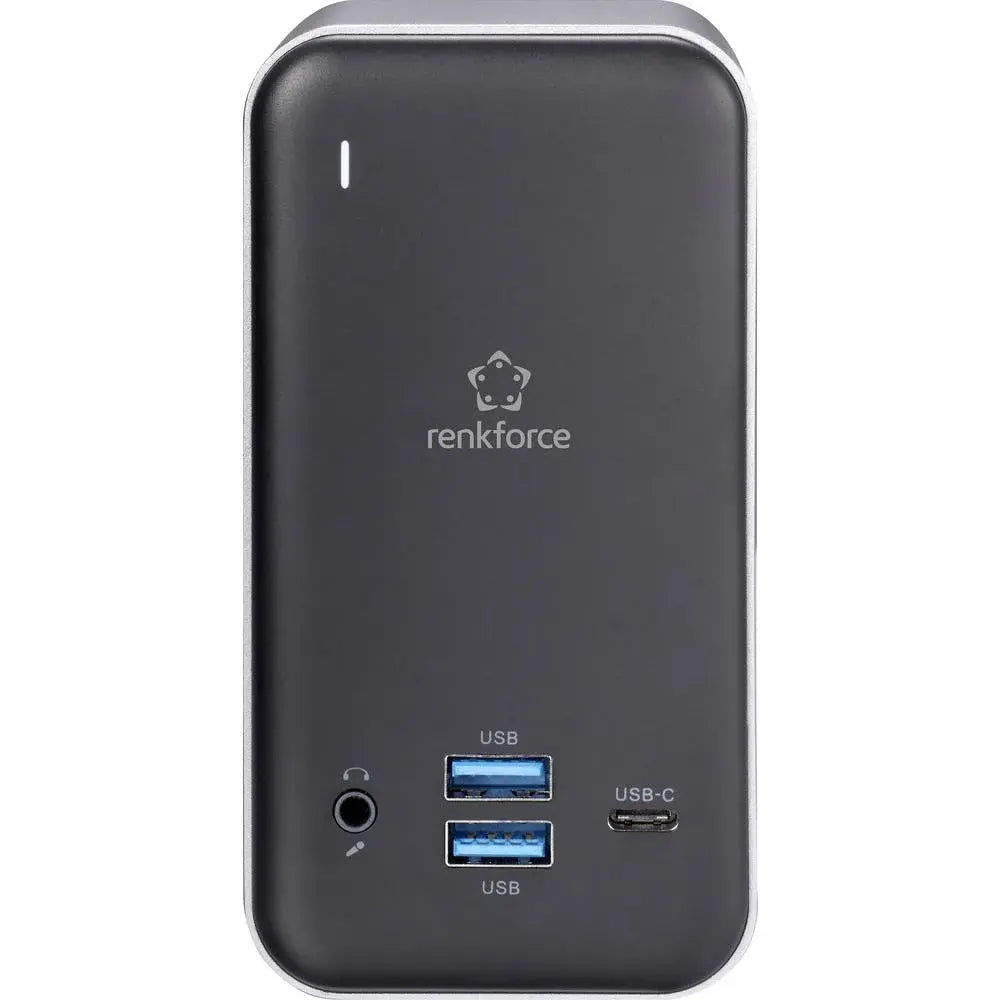 Station d'accueil pour ordinateur portable Renkforce USB-C (produit de seconde main) avec fonction de charge universelle et tour de charge (Laden878)