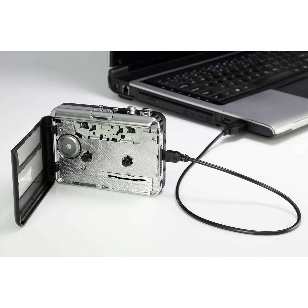 Renkforce Kassetten Digitalisierer RF-CP-170 USB Kopfhörer Musik digitalisieren - 4064161203898