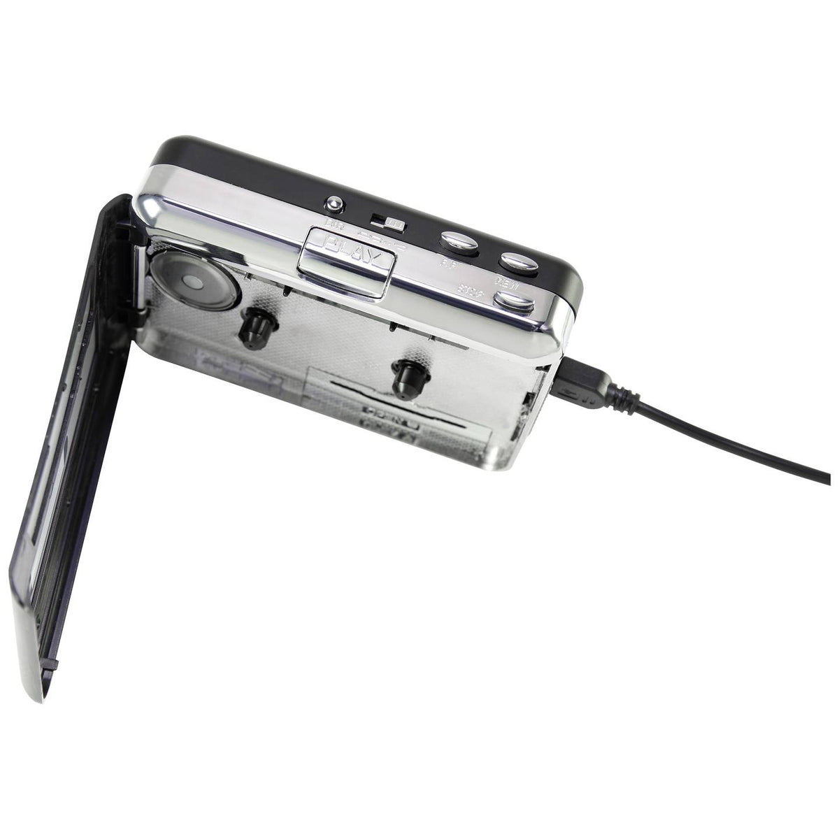 Renkforce Kassetten Digitalisierer RF-CP-170 USB Kopfhörer Musik digitalisieren - 4064161203898