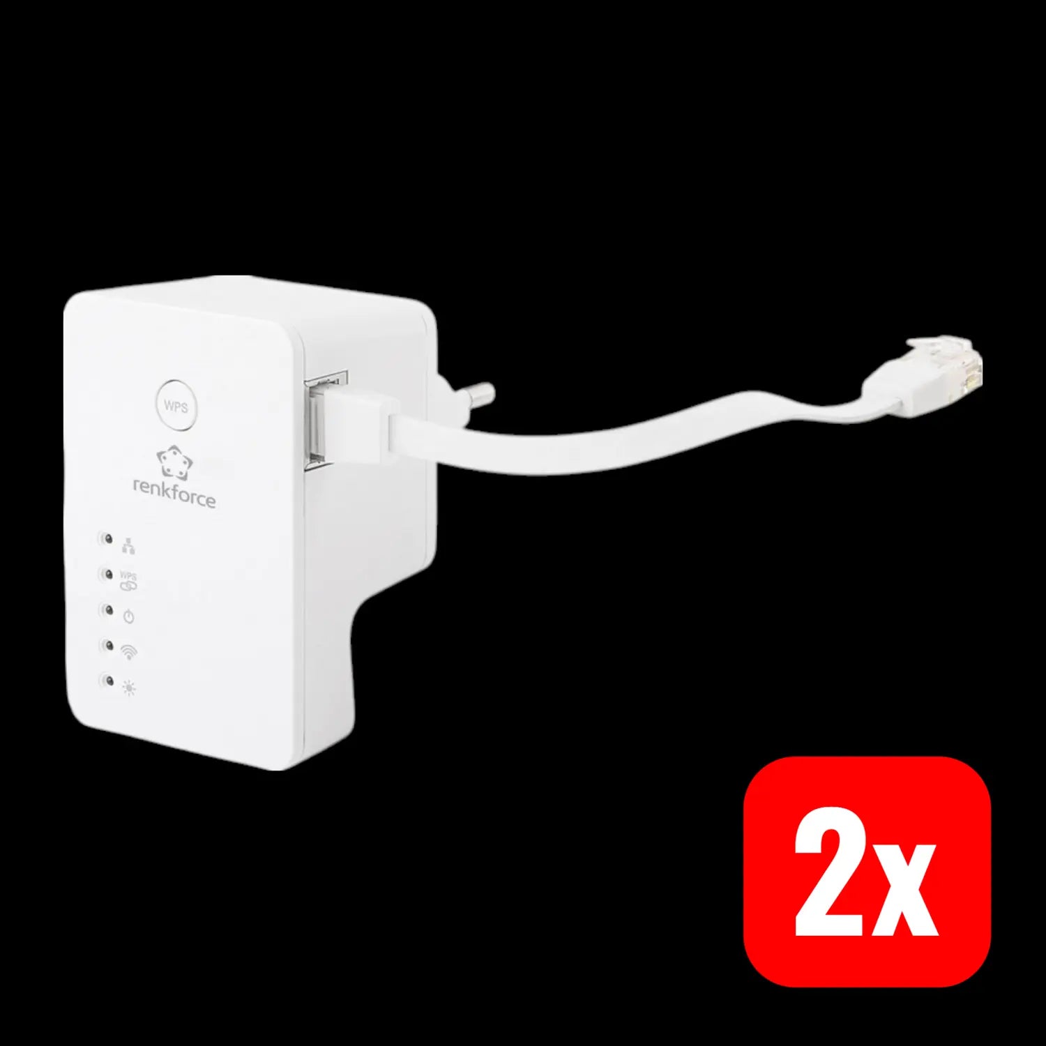 B-Ware Renkforce Rf Ap N300 Mini Wlan Access Point 300 M Bit/S 2.4 G Hz Netzbetrieb 2 Stück - 4016139333694