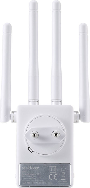 B-Ware Renkforce Ws Wn575 A3 Dual Band Ac1200 Wlan Repeater 2.4 G Hz, 5 G Hz Netzwerk