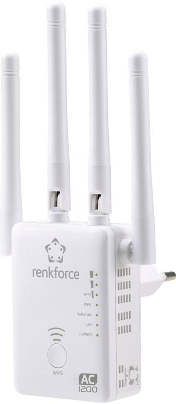 B-Ware Renkforce Ws Wn575 A3 Dual Band Ac1200 Wlan Repeater 2.4 G Hz, 5 G Hz Netzwerk