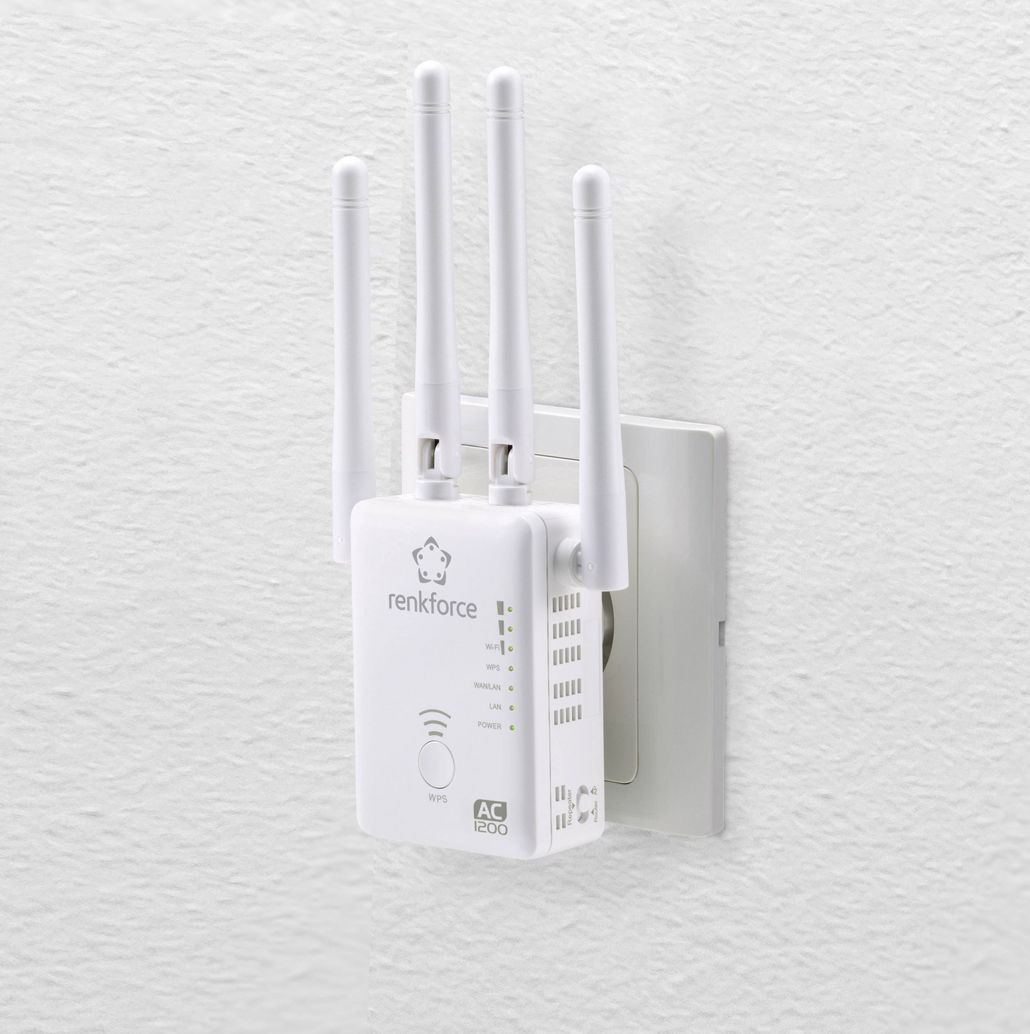 B-Ware Renkforce Ws Wn575 A3 Dual Band Ac1200 Wlan Repeater 2.4 G Hz, 5 G Hz Netzwerk