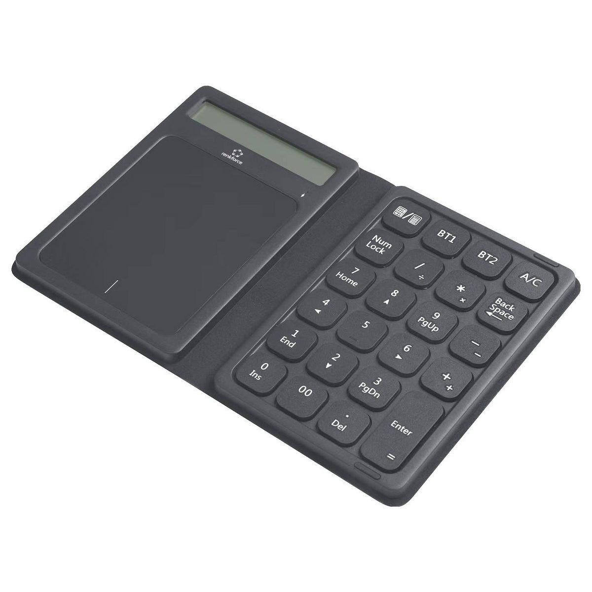 RenkforcRF-NK-300 Nummernblock Keypad Taschenrechner Touchpad Faltbar Schwarz - 4064161396323