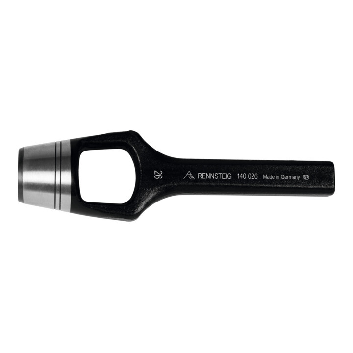 Rennsteig Henkellocheisen Ausstanzer 48 Mm Speziallackierung Geschmiedete Form B-Ware - 4049002135163