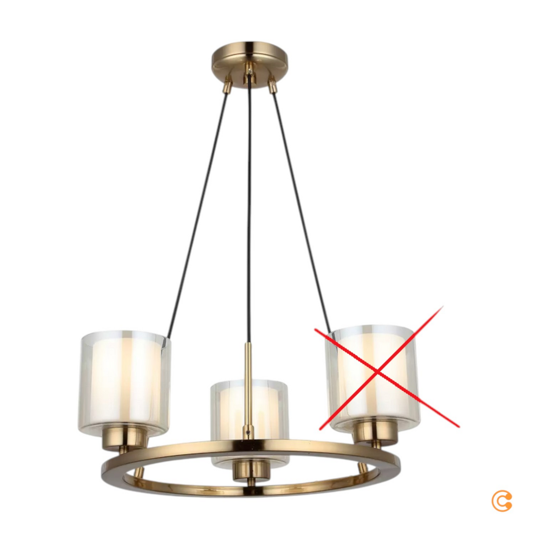 Ressa Kronleuchter Deckenleuchte Deckenlampe Leuchte Lampe Siehe Text/Foto C-Ware - 8699508192014