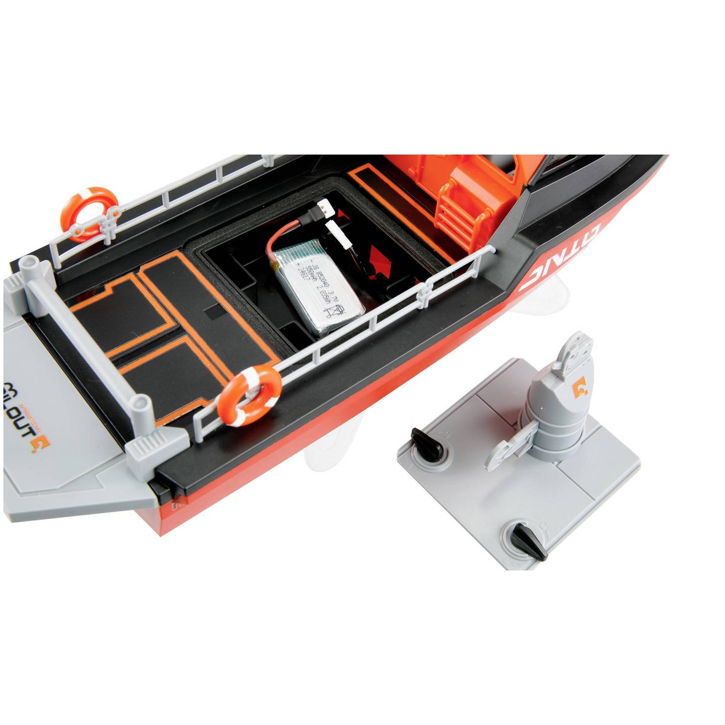 B-Ware Amewi Rc Motorboot Rettungsboot Snig Jetantrieb Brushless Siehe Text/Foto - 4262408977131