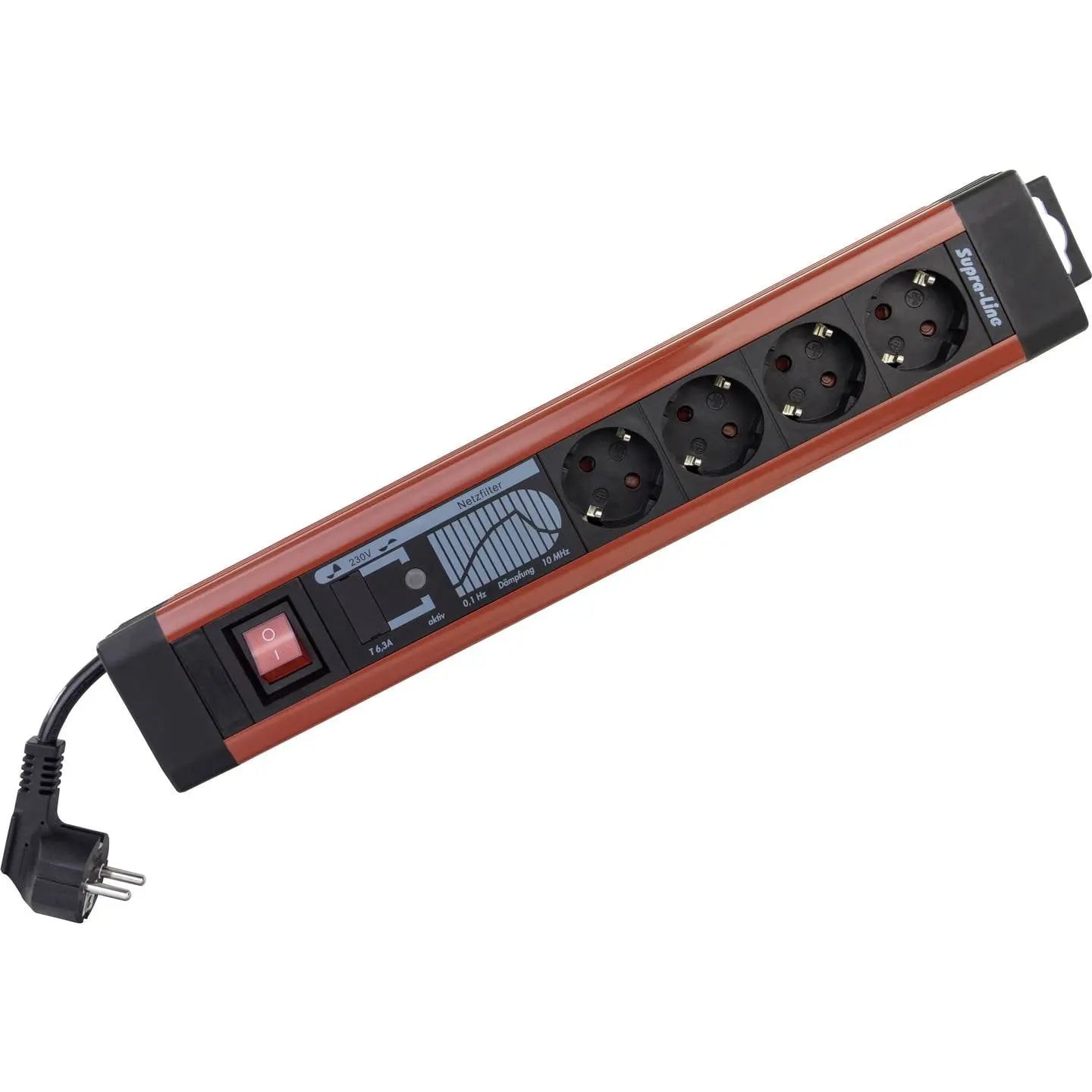 B-Ware Rev Steckdosenleiste Mehrfachsteckdose Schalter überspannungsschutz 4fach 2,6 M - 4006341608628