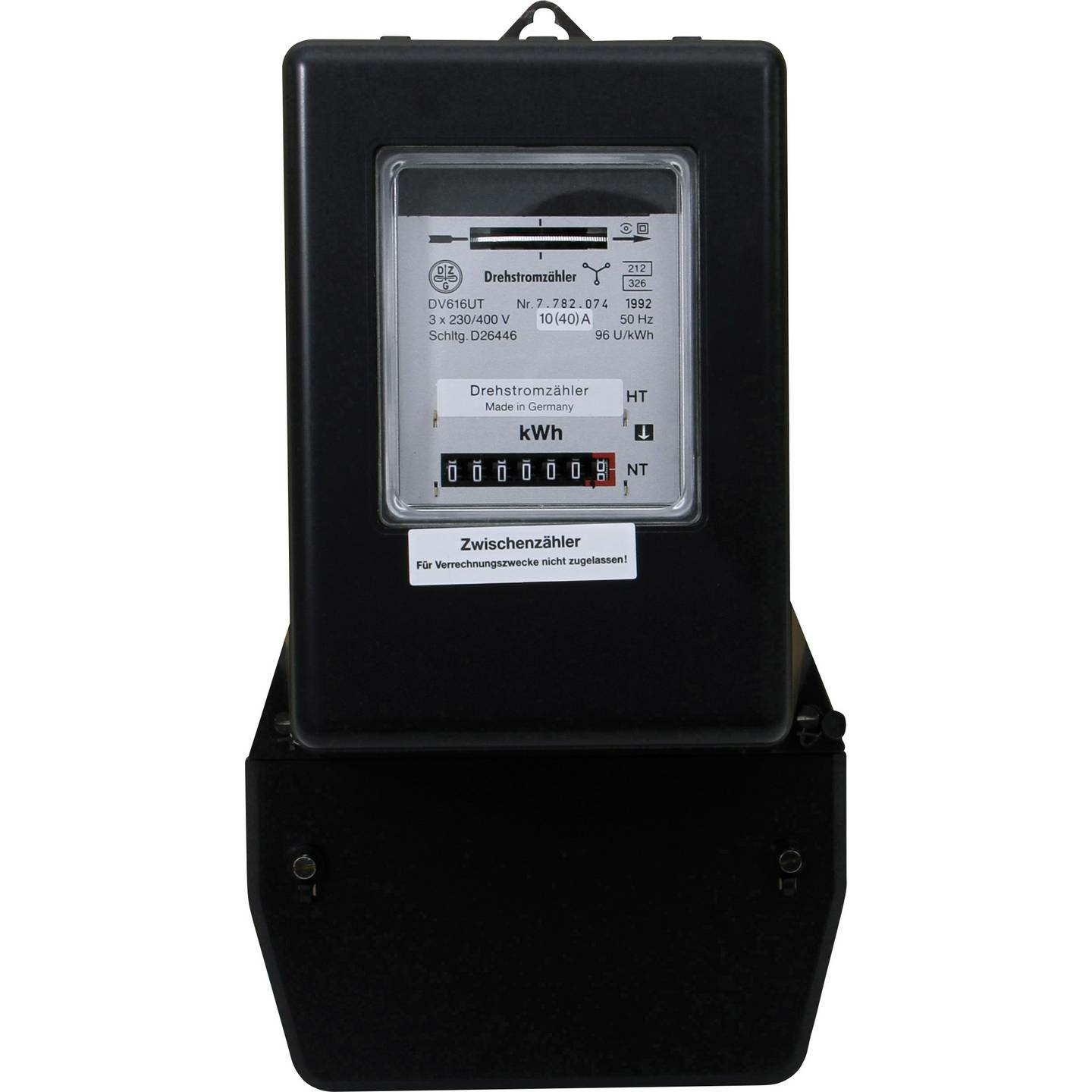B-Ware Rev Drehstromzähler Stromzähler Zwischenzähler Unterstromzähler Mechanisch 1 St. - 4008297154716