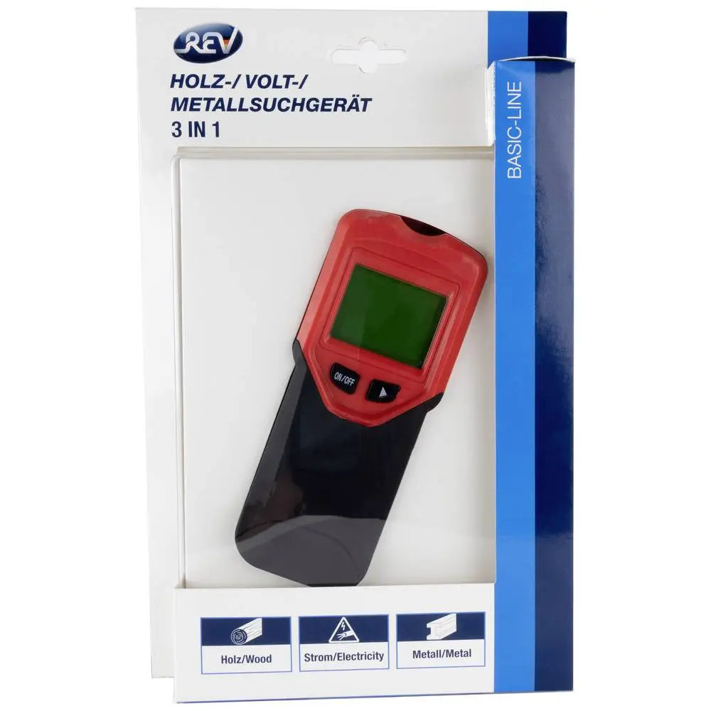B-Ware Rev Leitungssucher Ortungsgerät Metallsuchgerät 3in1 Identifikation Holz/Volt - 4008297193098