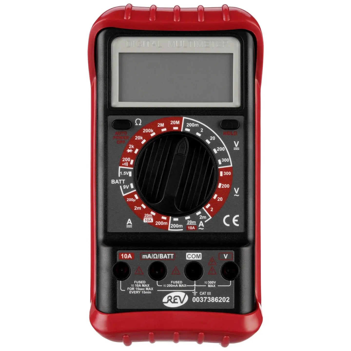 B-Ware Rev Ritter Vielfachmessgerät Multimeter Handgerät Digital Schwarz Rot Profi - 4008297079804
