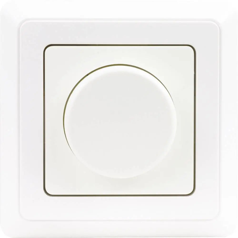 B-Ware Rev Unterputz Dimmer Drehregler Led Dimmer Glühlampe Halogenlampe Weiß - 4006341711946