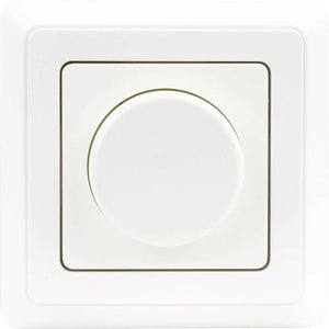 B-Ware Rev Unterputz Dimmer Drehregler Led Dimmer Glühlampe Halogenlampe Weiß