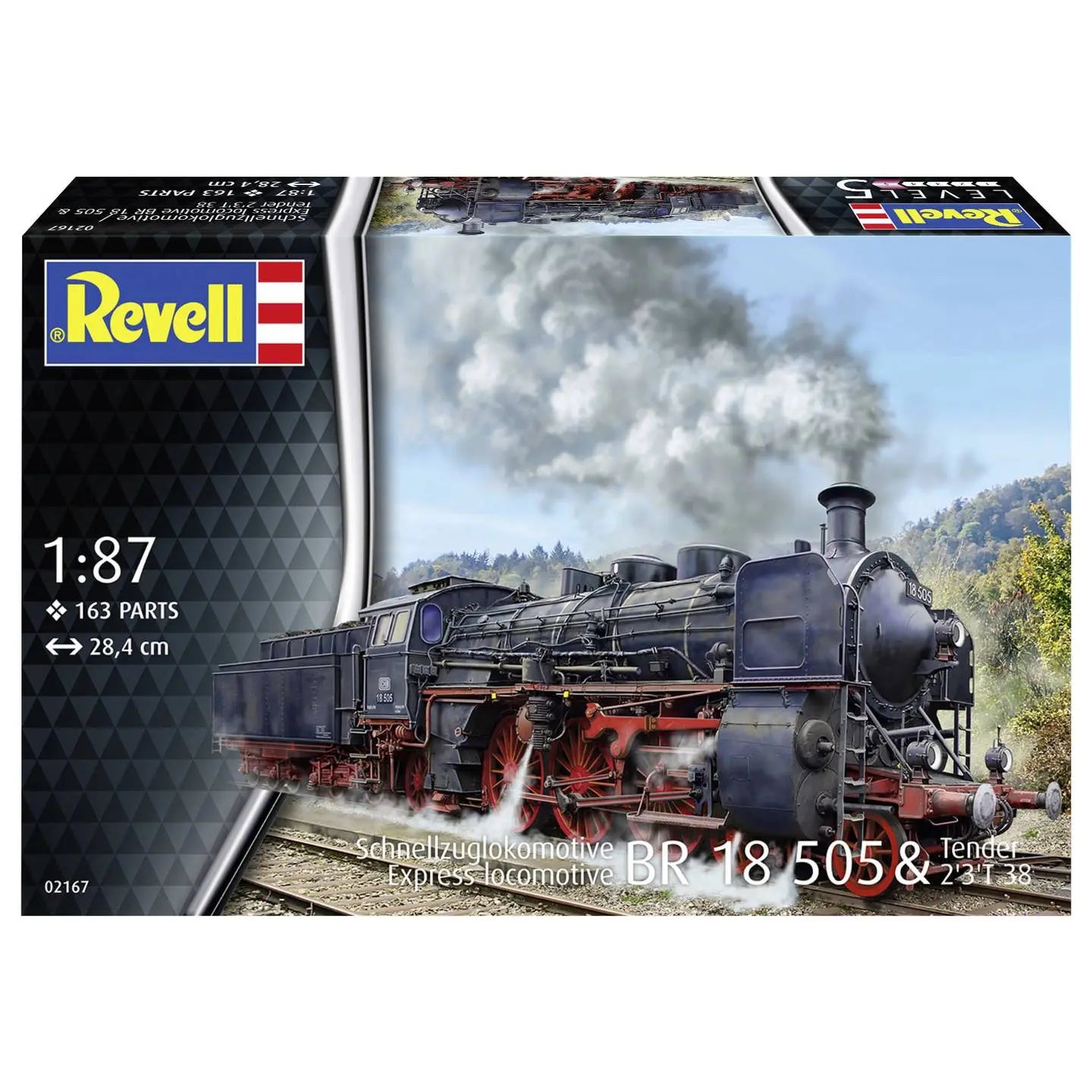 B-Ware Revell Lokomotive Bausatz Eisenbahnmodell 1:87 Schnellzuglokomotive Br 18 505 - 4009803021676