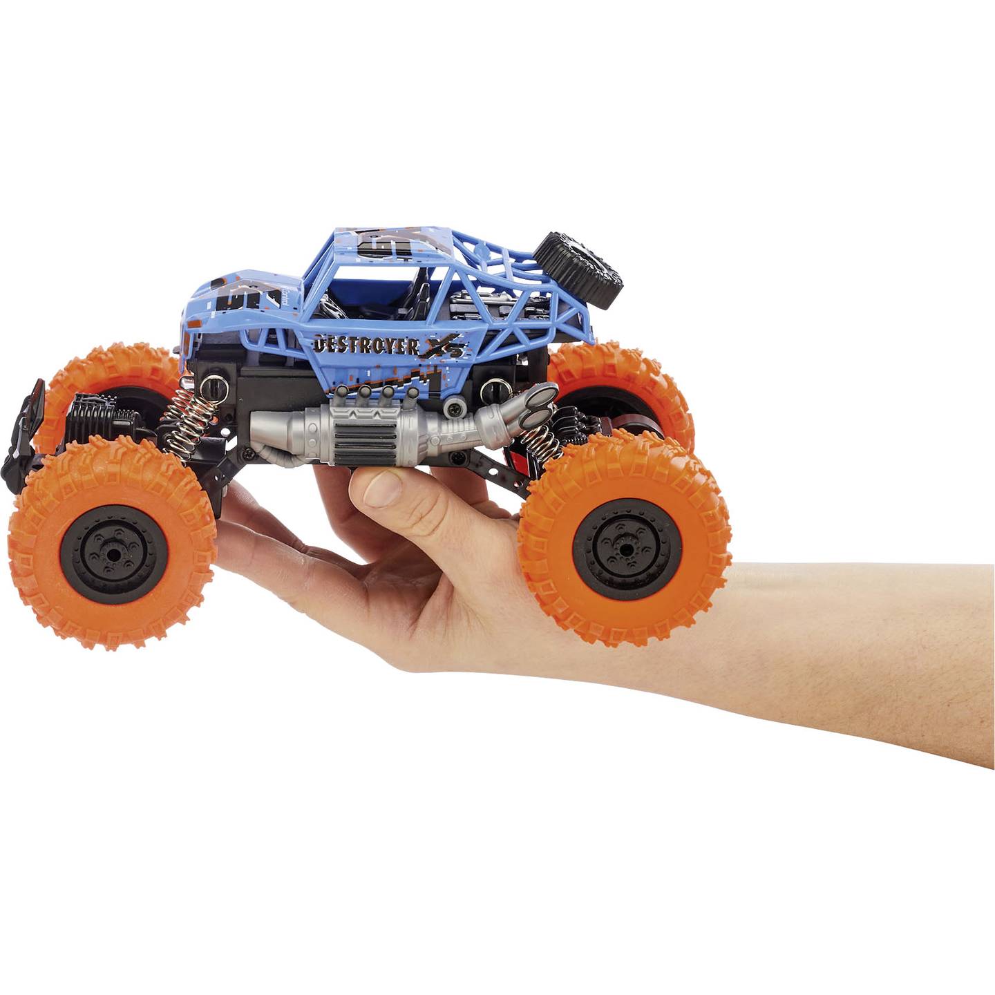 Revell 24594 Destroyer XS 1:18 RC Crawler für Einsteiger mit LED-Scheinwerfern - 4009803245942
