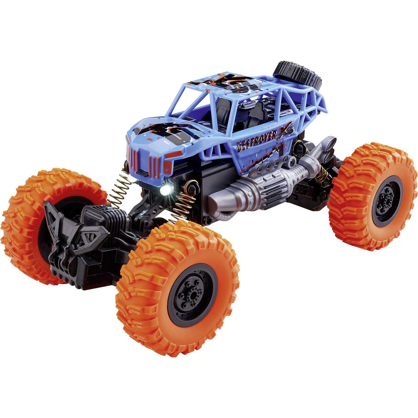 Revell 24594 Destroyer XS 1:18 RC Crawler für Einsteiger mit LED-Scheinwerfern - 4009803245942