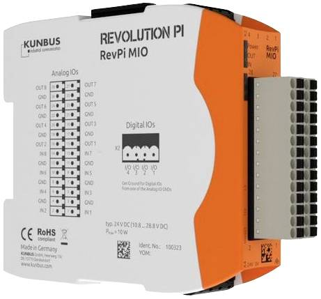 Revolution Pi By Kunbus Rev Pi Mio Pr100323 Sps Erweiterungsmodul Defektware D-Ware - 4260498391639