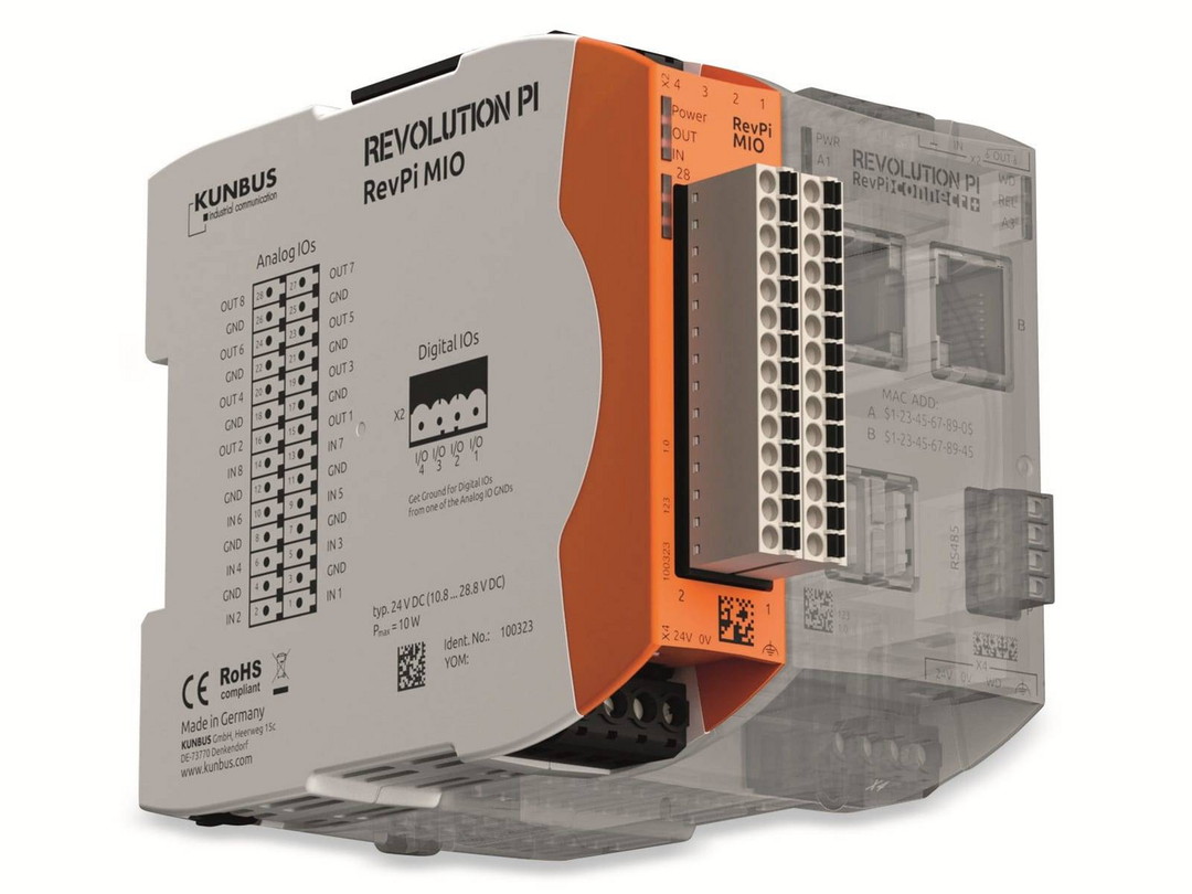 Revolution Pi By Kunbus Rev Pi Mio Pr100323 Sps Erweiterungsmodul Defektware D-Ware - 4260498391639