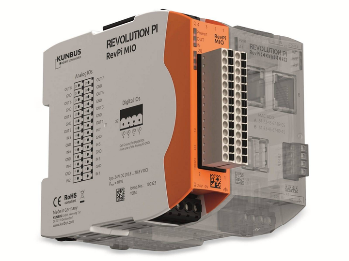 Revolution Pi By Kunbus Rev Pi Mio Pr100323 Sps Erweiterungsmodul Defektware D-Ware - 4260498391639