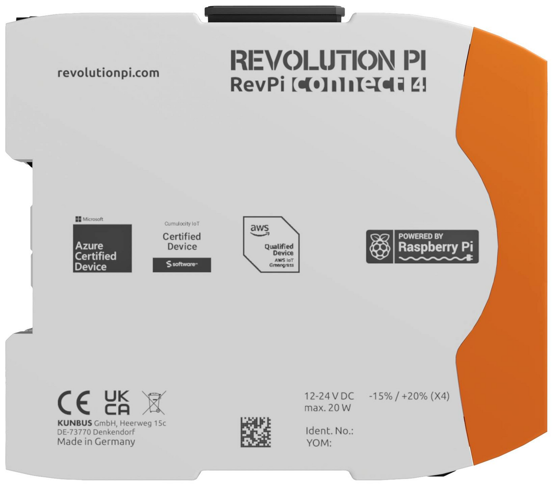 Revolution Pi By Kunbus Revolution Pi Connect 4 Pr100376 Sps Erweiterungsmodul B-Ware - 4260498391905