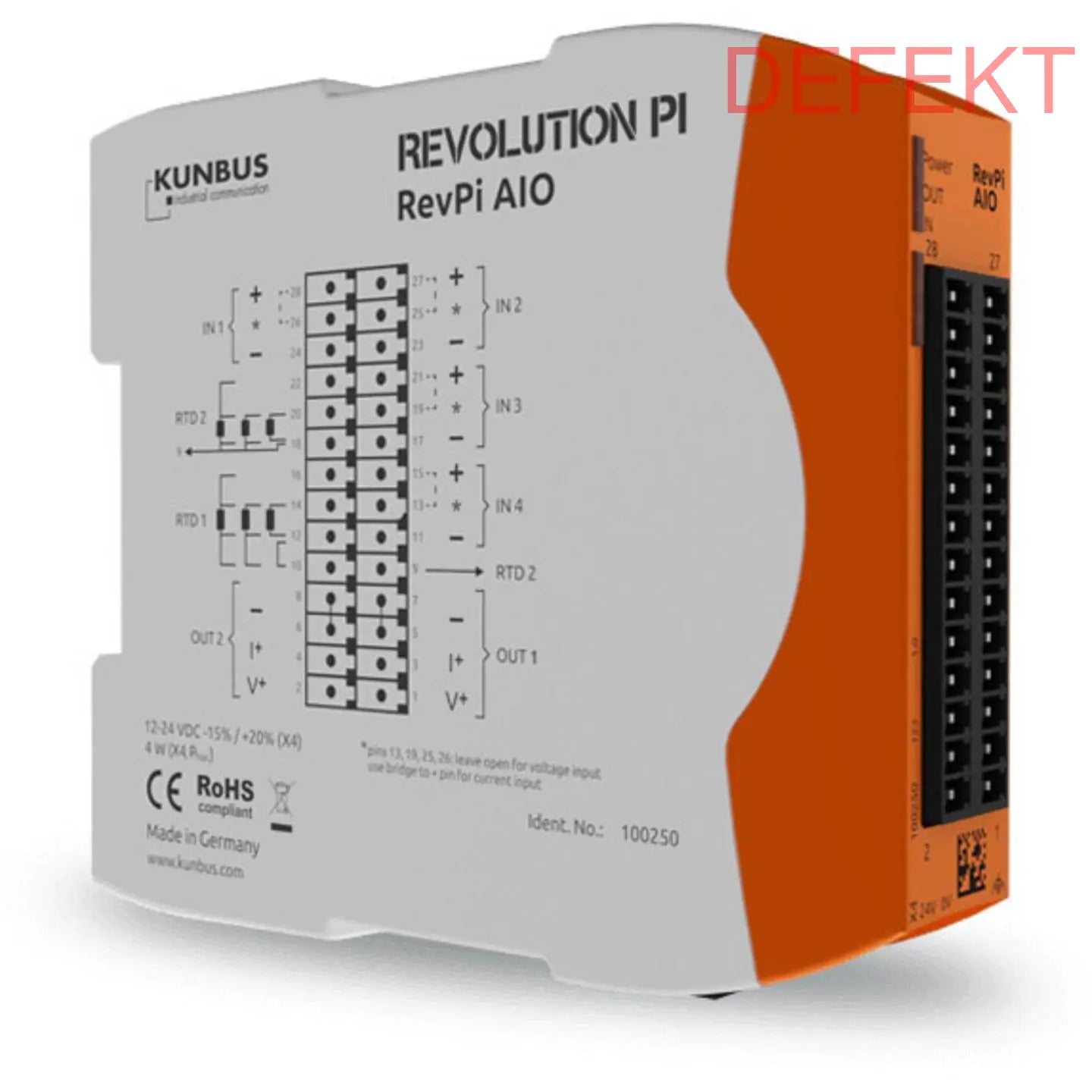D-Ware Rev Pi Aio Sps Erweiterungsmodul Analogmodul Hauptmodul Defektware - 4260498390908