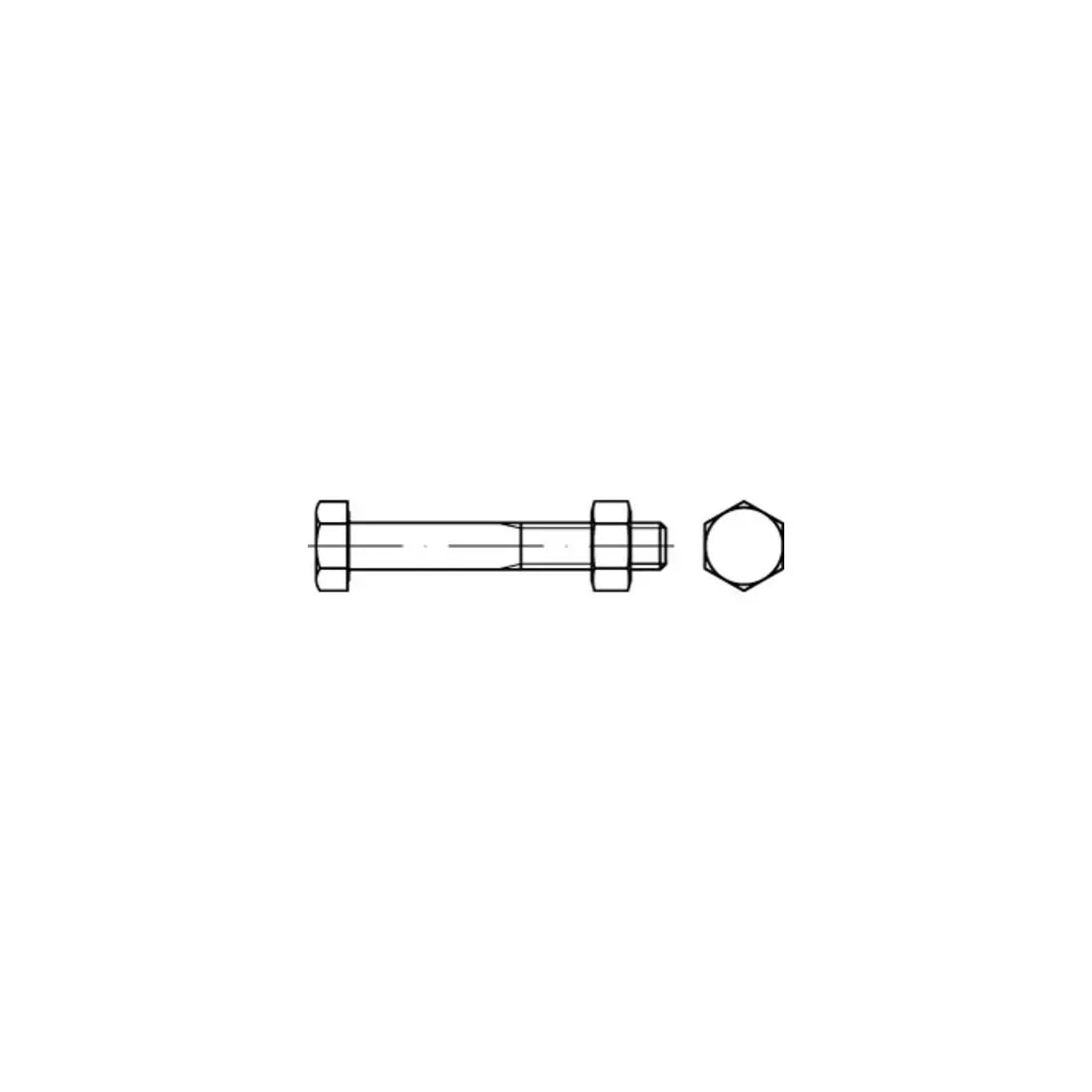 B-Ware Reyher Sechskantschraube Bolzen Mutter Stahl Din 601 M24x130 Verzinkt 10 Stück - 4043952117484