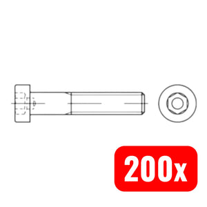 B-Ware Reyher Schraube Bolzen Zylinderschraube Innensechskant M6 X 70 A4 200 Stück382