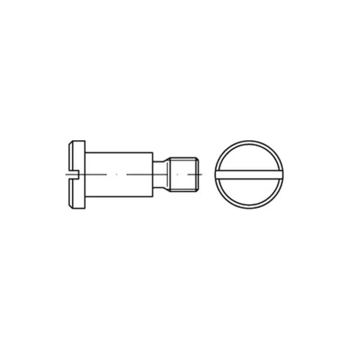 B-Ware Reyher Flachkopfschraube Schraube Din923 Schlitz Stahl 4.8 M5x20 Blank 300 Stück - 4043952801345